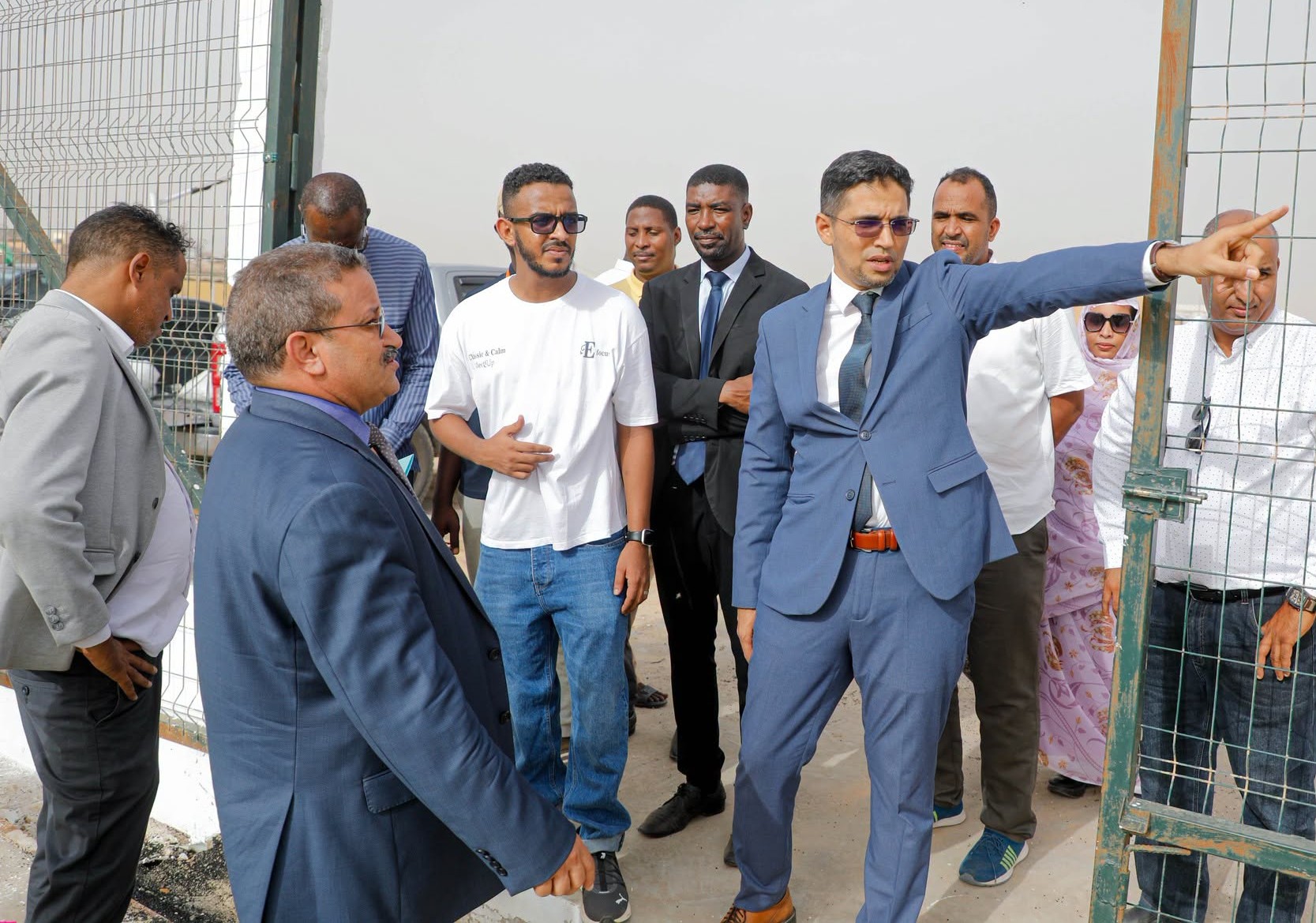Ould Louly appelle à corriger les dysfonctionnements dans les travaux du stade d'El Mina
