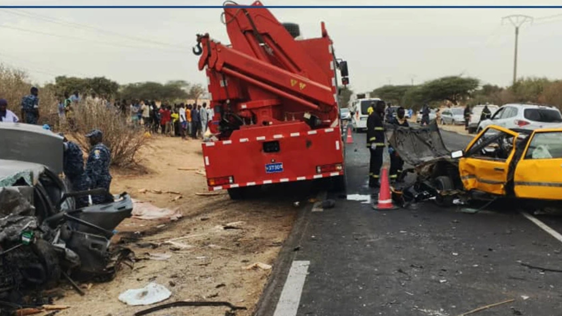 Deux mauritaniens décédés dans un accident de la route entre les villes sénégalaises de Saint Louis et Louga 