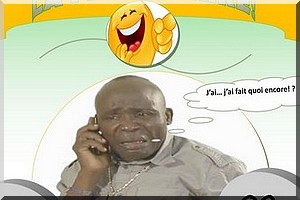 Le comédien Michel Gohou en Mauritanie