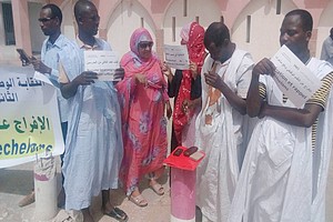 SNES : Sit-in en faveur de l’éducation devant le palais présidentiel   