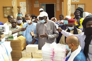 Commune de Boghé : un don de matériel d’hygiène et des bennes tricycles pour le transport des ordures