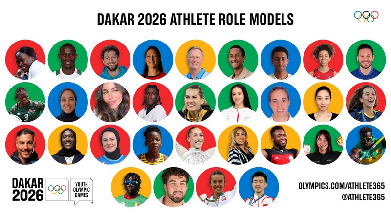 Le CIO nomme des champions olympiques, des médaillés et des olympiens comme athlètes modèles pour les JOJ de Dakar 2026