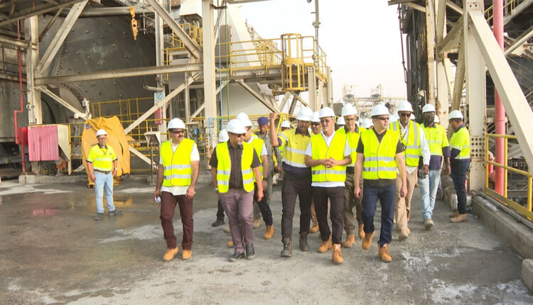 Le ministre des Mines et de l’Industrie achève sa visite à la société « Tasiast »