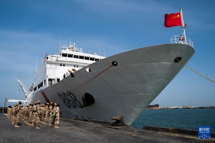 ​Le navire-hôpital chinois « Jixiang Fangzhou » arrive en Mauritanie