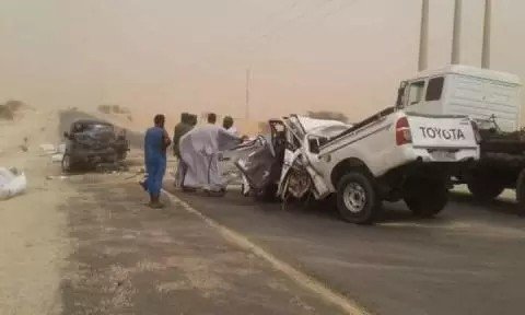 Trois décès dans un accident routier entre les villes de R’Kiz et de Mederdra