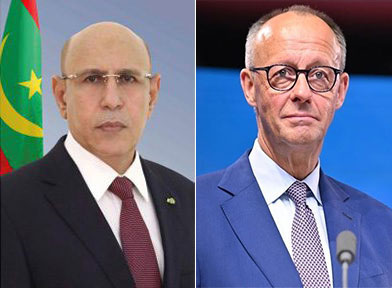 Le Président de la République reçoit un appel téléphonique du Chancelier allemand