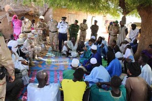 Le chef des Armées s’enquiert de l'état du secteur frontalier entre Gouraye et Ould Yengé