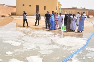 Opérations d'évacuation des eaux de pluies des établissements scolaires