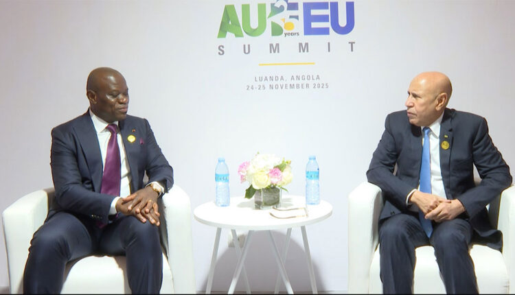 Angola : Ghazouani s'entretient avec ses homologues français et gabonais ainsi que le Premier ministre tchèque