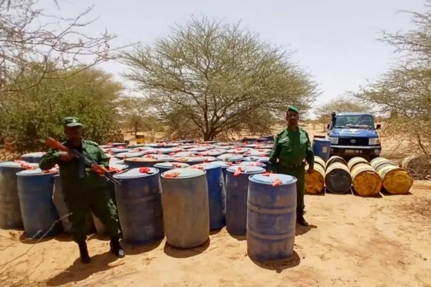 Néma : la gendarmerie saisit 4 500 litres d'essence destinés à la contrebande