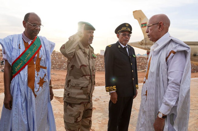 Le Président de la République arrive à Oualata