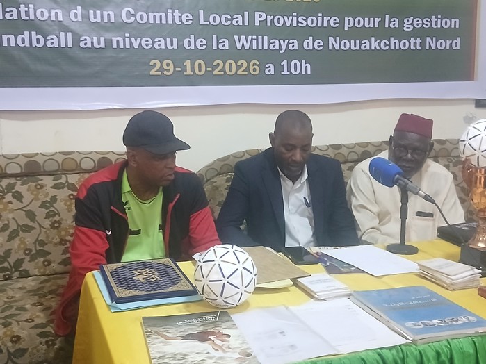 Nouakchott Nord : un comité local installé à Teyarett pour relancer le handball