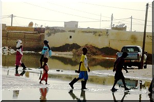 NDB : une conduite d’eau endommagée au niveau du PK 42 de Nouadhibou 