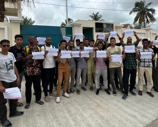 Sit-in des étudiants mauritaniens au Sénégal pour réclamer le paiement de leurs bourses 