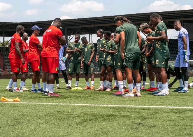 Q CAN U23 : Les Mourabitounes U23 effectuent leur première séance à Lubumbashi 