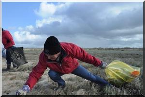 Ils ont fait plages nettes : Le nettoyage du littoral a permis d’effacer les stigmates de l’hiver. 