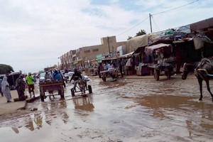 Rosso: le ras-le-bol des habitants face au manque de moyens pour évacuer les eaux de pluies 