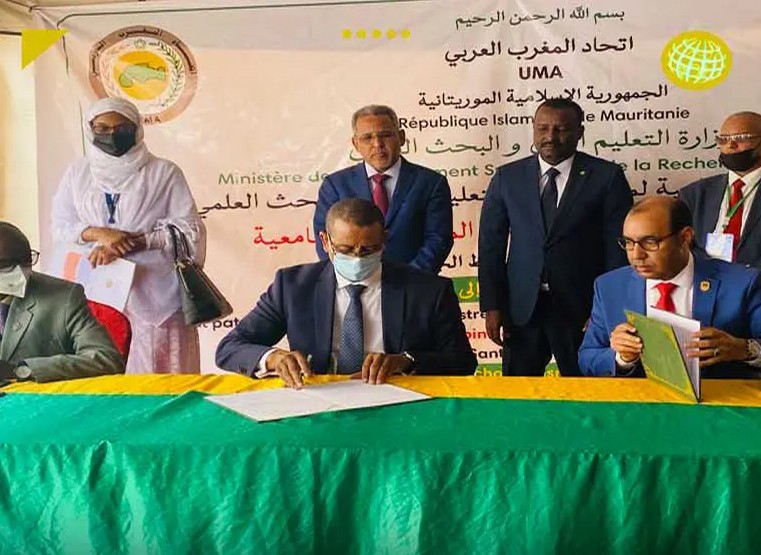 Signature d’un accord quinquennal de partenariat entre l’université de Nouakchott et le CNOS