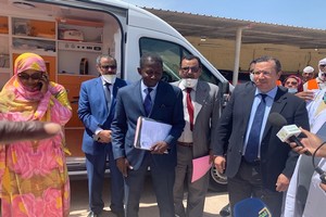 Lutte contre le coronavirus : Une ambulance neuve et du matériel offerts par la Sogeco