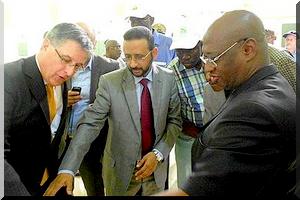 Visite à Manantali de Monsieur le Ministre de l’Energie et de l’Hydraulique de la République du Mali 