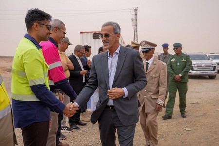 Kinross Tasiast accueille une délégation menée par Monsieur le Ministre des Mines et de l’Industrie pour une visite de sa mine